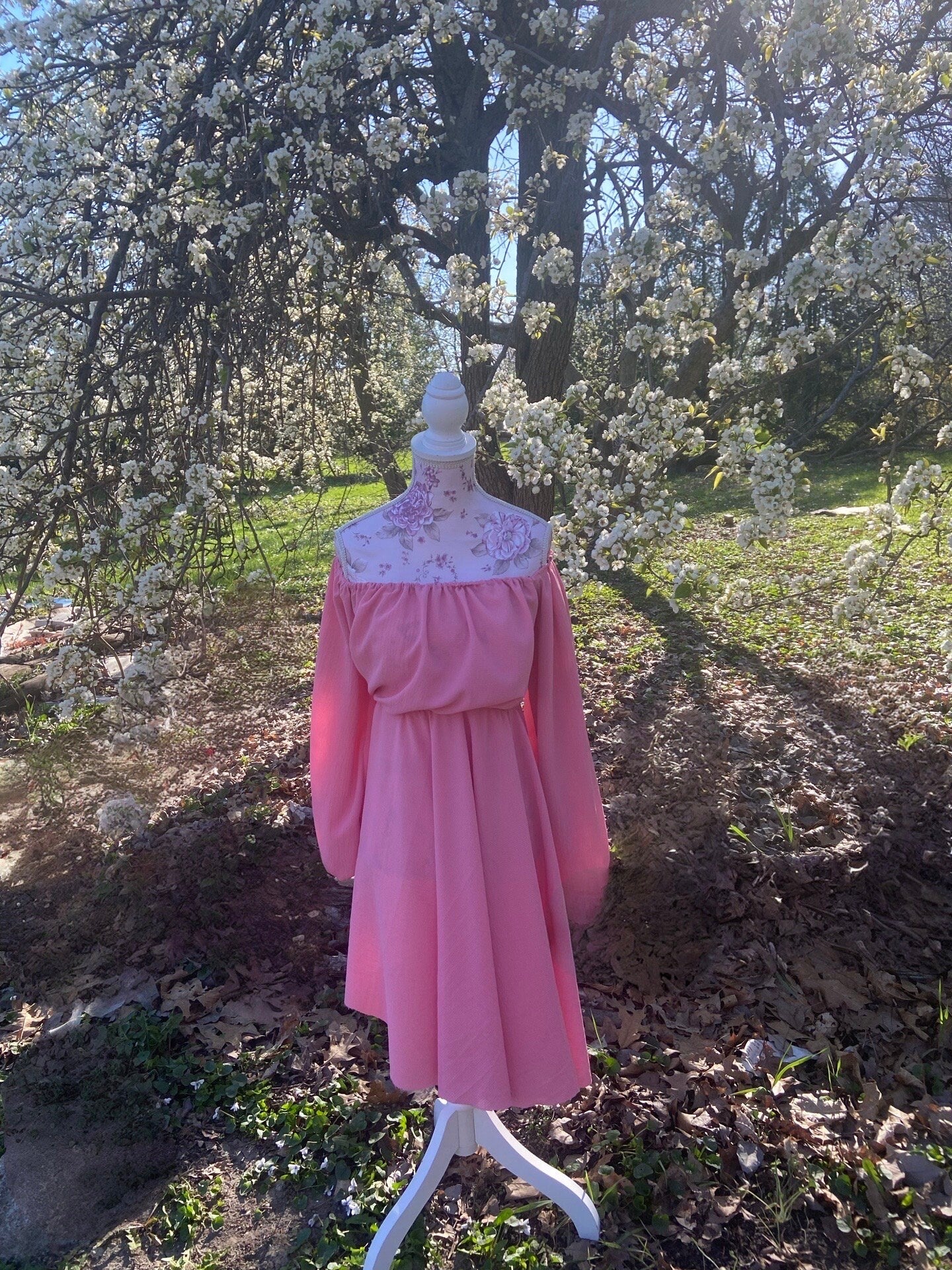 Maternity Dress and gown for Baby shower in + 5 color | off shoulder puff sleeve dress