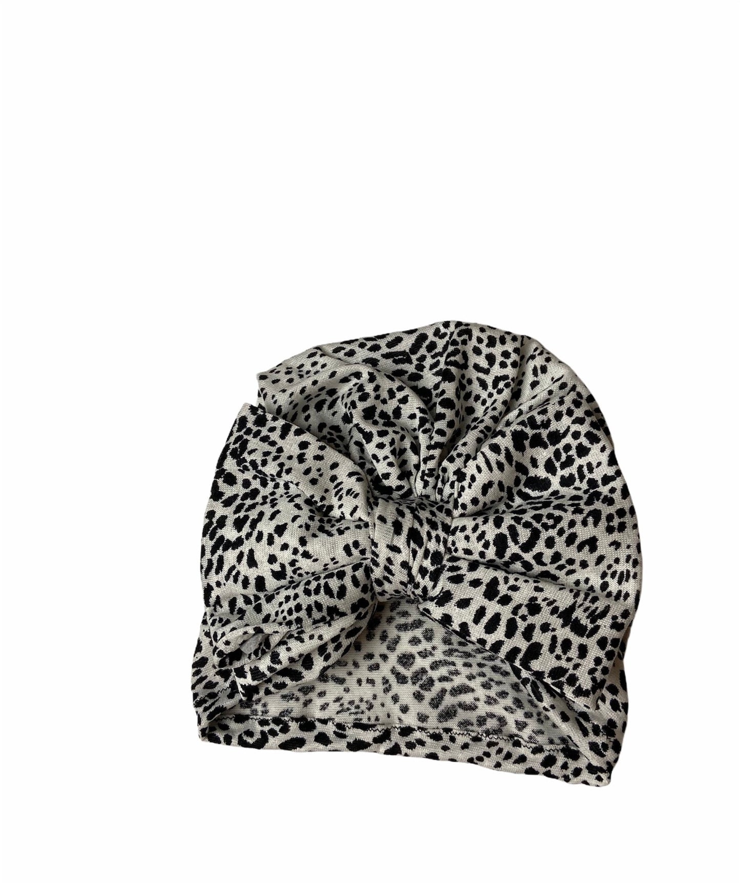 Leopard Bow Turban Hat | Baby & Toddler & adult Headwrap