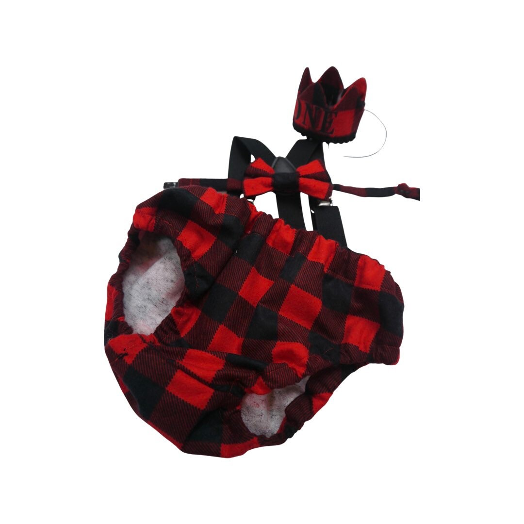 Lumberjack Diaper Cover, Buffalo Plaid First Birthday Outfit, Wild One Cake Smash, First Birthday Boy