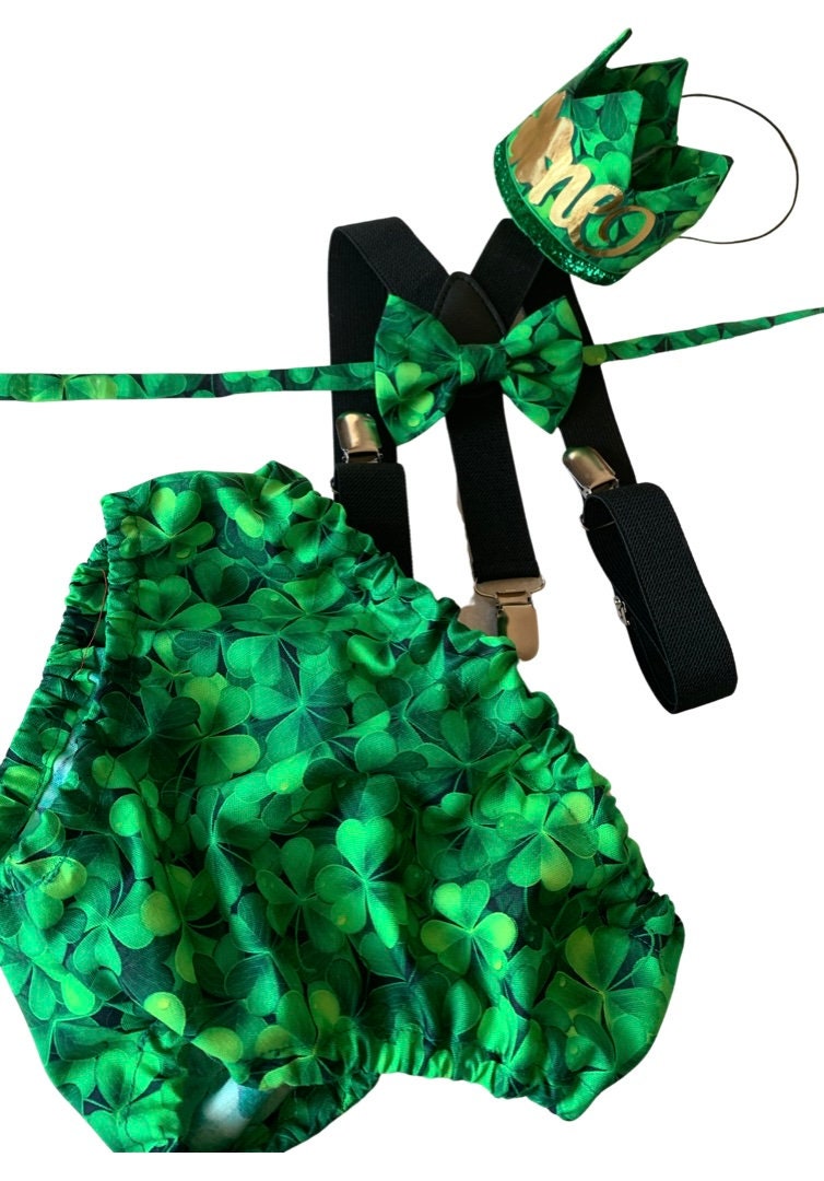 Boy Cake Smash Outfit, Cake Smash Set, St. Patrick’s Day Cake Smash, Lucky One Cake Smash, Irish 1st Birthday, Boy 1st Birthday