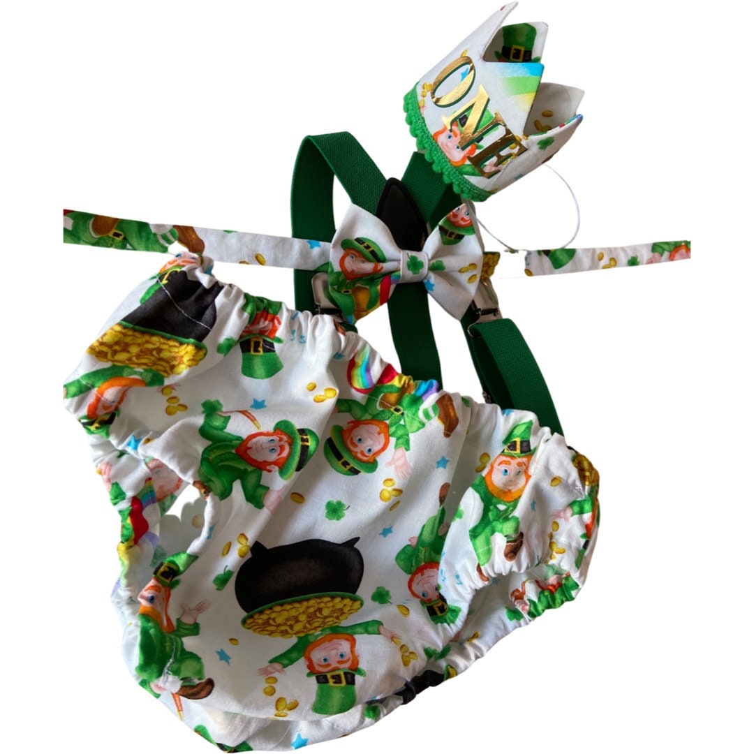 Boy Cake Smash Outfit, Cake Smash Set, St. Patrick’s Day Cake Smash, Lucky One Cake Smash, Irish 1st Birthday, Boy 1st Birthday