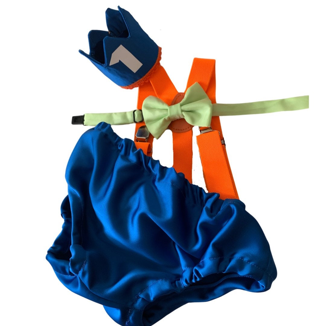 Boys Cake Smash Outfit - Fishing Party - Ofishally One - The Big One - Diaper Cover, Bow Tie & Hat - Shirt - Bobber - First 1st Birthday