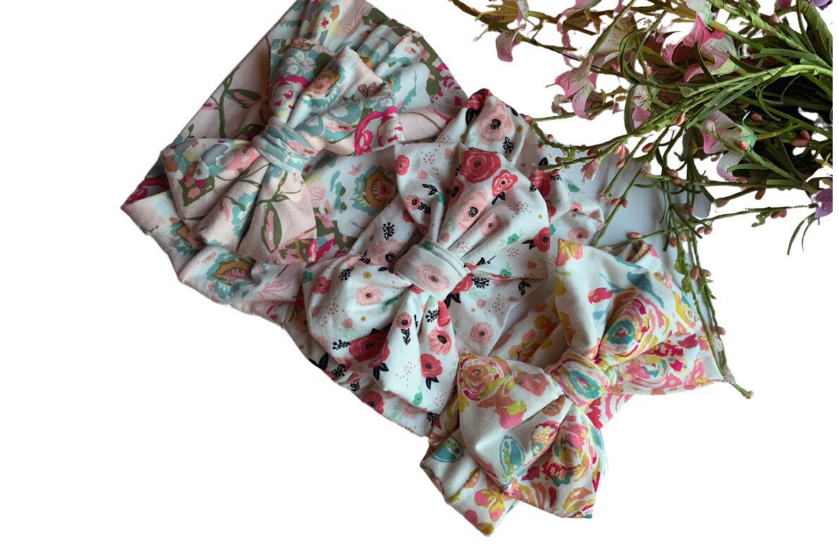 Big Bow Headwrap, Baby Headband, top knot headbands head wraps, Over Sized Bow Head wraps, Baby Headbands, Baby Girl Big Hair Bows,