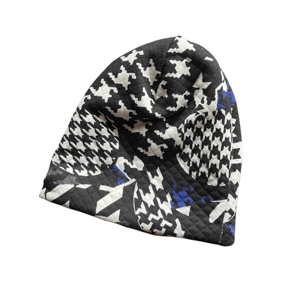 Beanie Hat. Slouchy beanie. Toddler beanie. Toque. Houndstooth hat