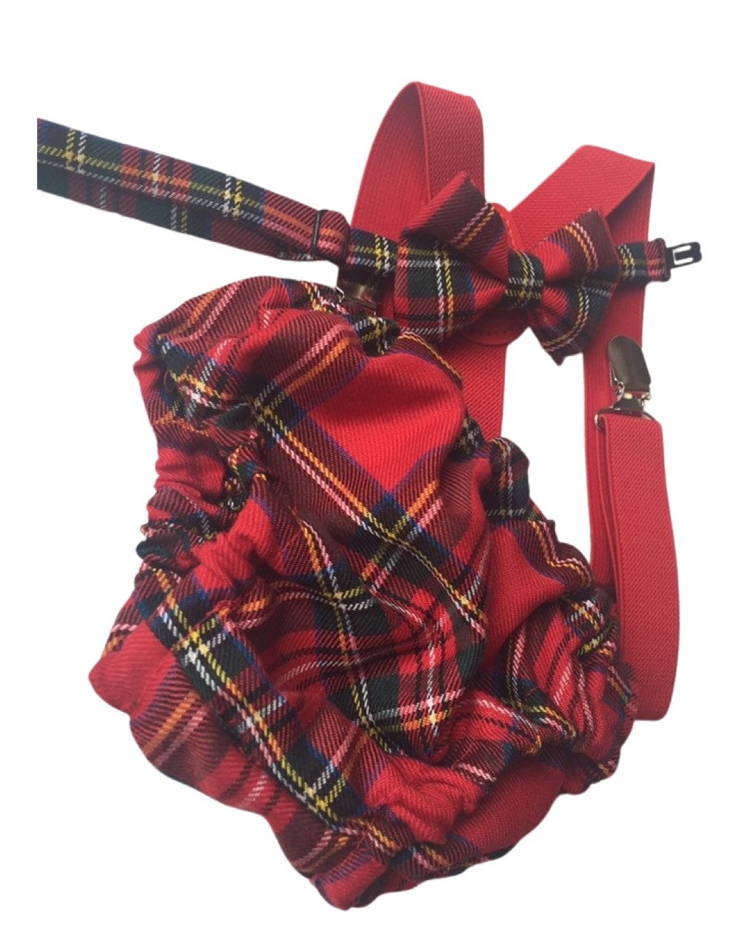 Cake Smash Outfit Boy Girl Buffalo Plaid Set or Buy the Piece Diaper Cover Bow Tie Suspenders Boys First 1st Birthday Tartan Photoshoot