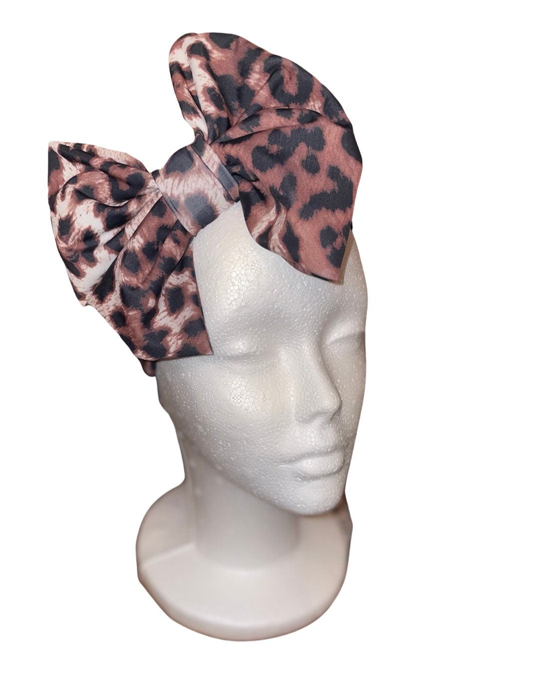 Leopard Print Fabric Bow | Fabric Bow | Baby Bow | Toddler Bow | Baby Headband | Hair Bow | Girls Hair Bow | Leopard Hair Bow | Leopard Bow