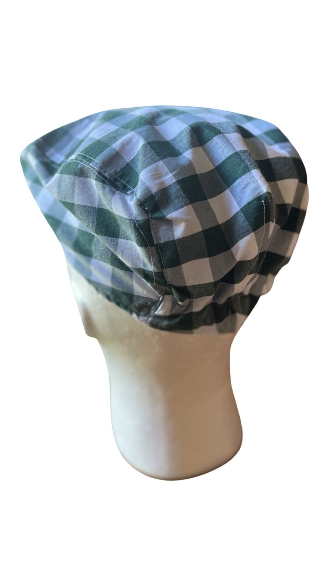 Plaid Linen Duckbill Mens Summer Flat Cap Cabbie Ivy League Driving Bicycle Gatsby Duffer Bunnet Crook Cheese-Cutter Jeff Scally Joao