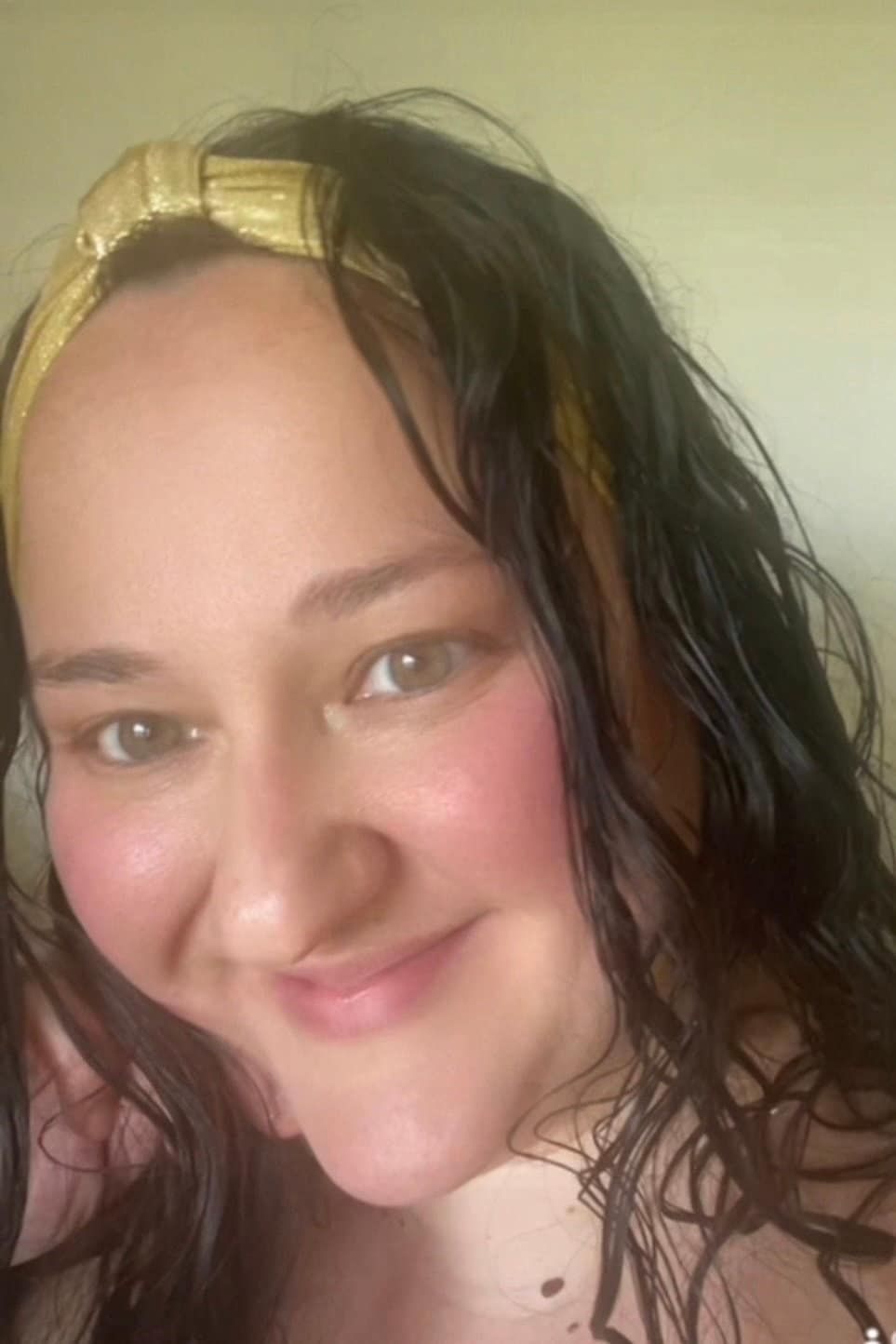 Goddess Knotted Headband | Gold | headwrap | gold sparkle Fabric | Goddess wide hair | Gold knotted wide woman headband- hair accessories