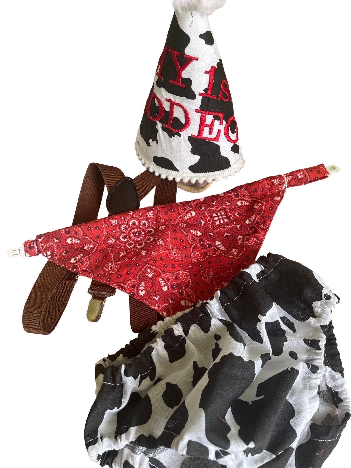 My First Rodeo, Wild One, First Birthday Outfit, Cowboy Party crown farm theme, Cake Smash Photoshoot, Western Country 1st Baby Boy Bloomer