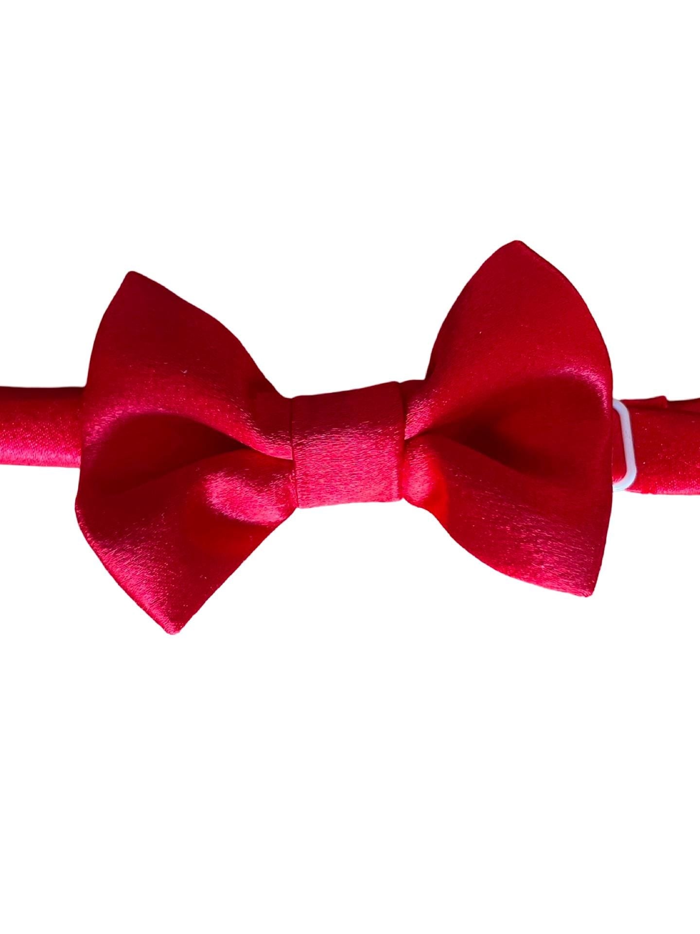 Red Pre-Tied Bow Tie, Men's Bowtie, Baby Bowtie, Kid's Bow tie, Wedding Accessories, Gift Men's Bow Tie, Handmade Bow Tie, Cotton Bow Tie