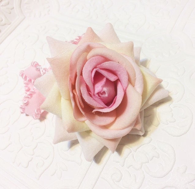 Rose headband, rose baby headband, baby headband, pink rose headband, newborn headband, pink baby headband, birthday headband, wedding rose
