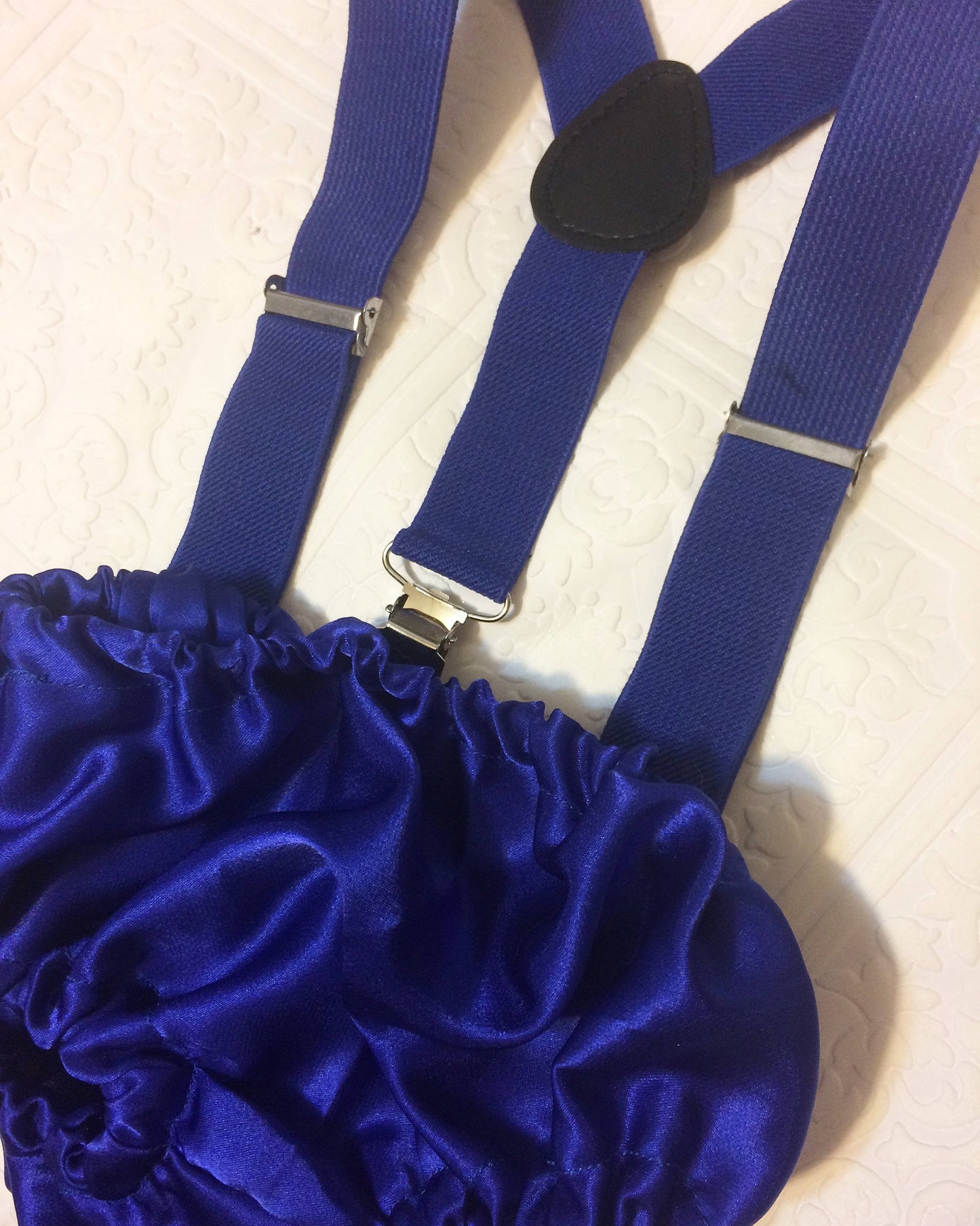 Cake Smash Outfit Boy Girl Set or buy the piece Royal Blue Diaper Cover BowTie Bow Tie Suspenders First Birthday 1st Nappy Cover Photo Prop