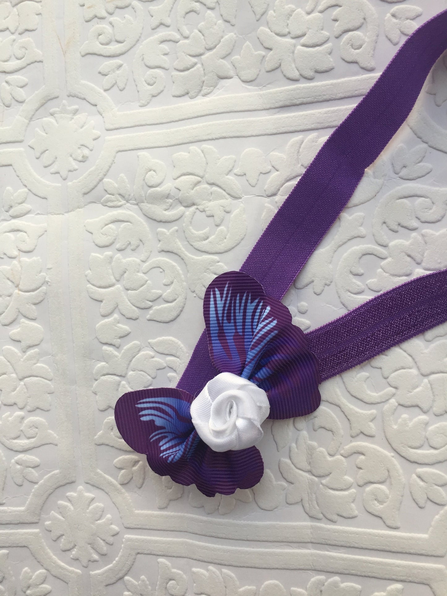 butterfly, purple butterfly headband, baby headband, baby butterfly headband, butterfly headband, photography prop, baby prop, rose headband