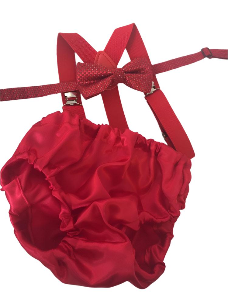 Valentine day 1st Birthday boy cake smash outfit