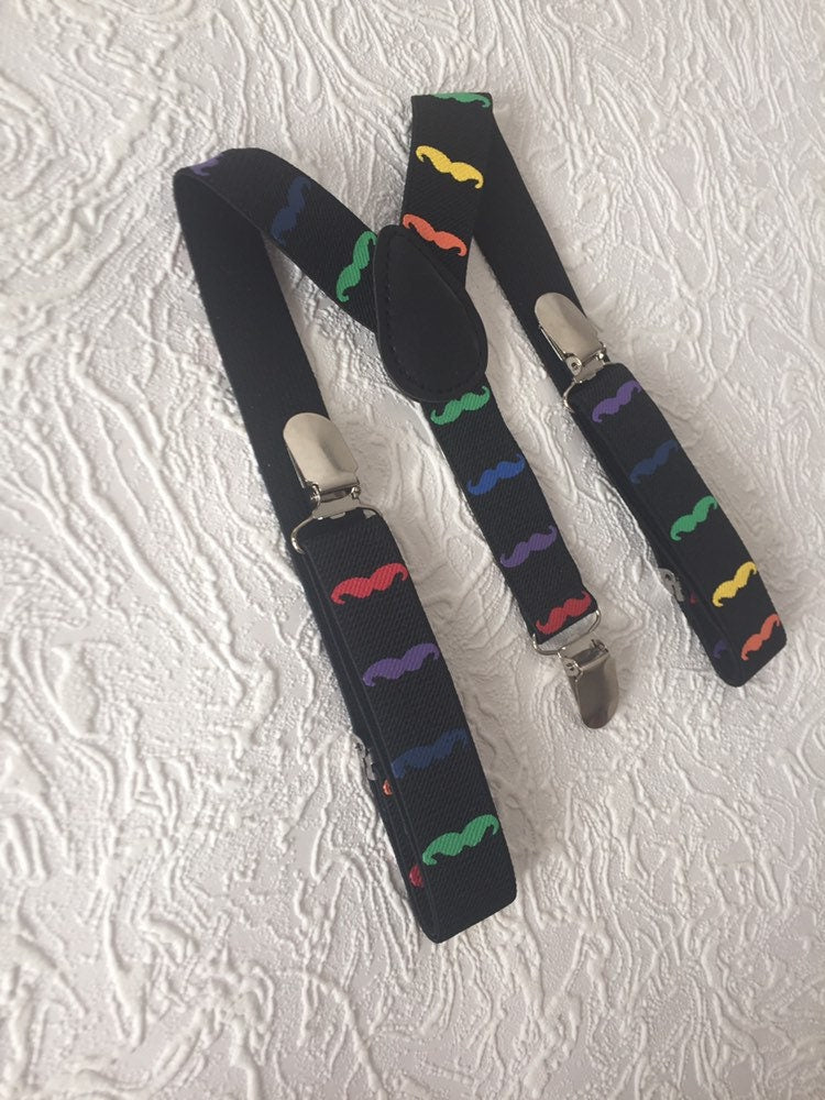 Movember baby suspenders, baby suspenders, toddler suspenders, black suspenders, movember toddler, moustache baby suspenders, suspenders
