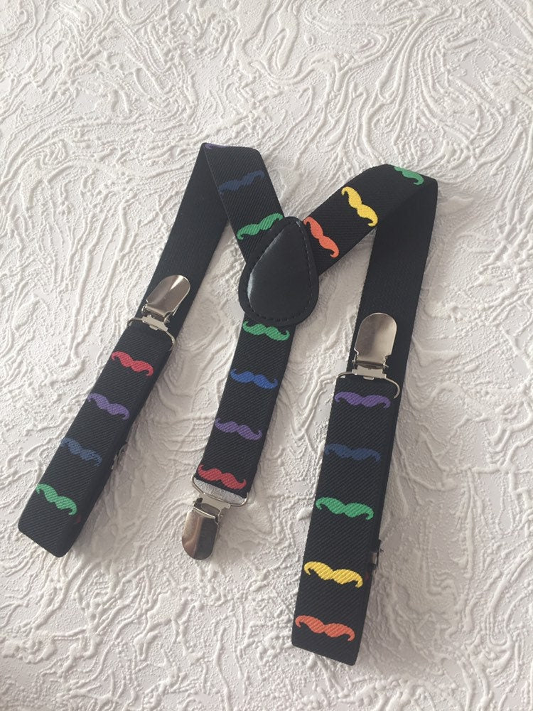 Movember baby suspenders, baby suspenders, toddler suspenders, black suspenders, movember toddler, moustache baby suspenders, suspenders