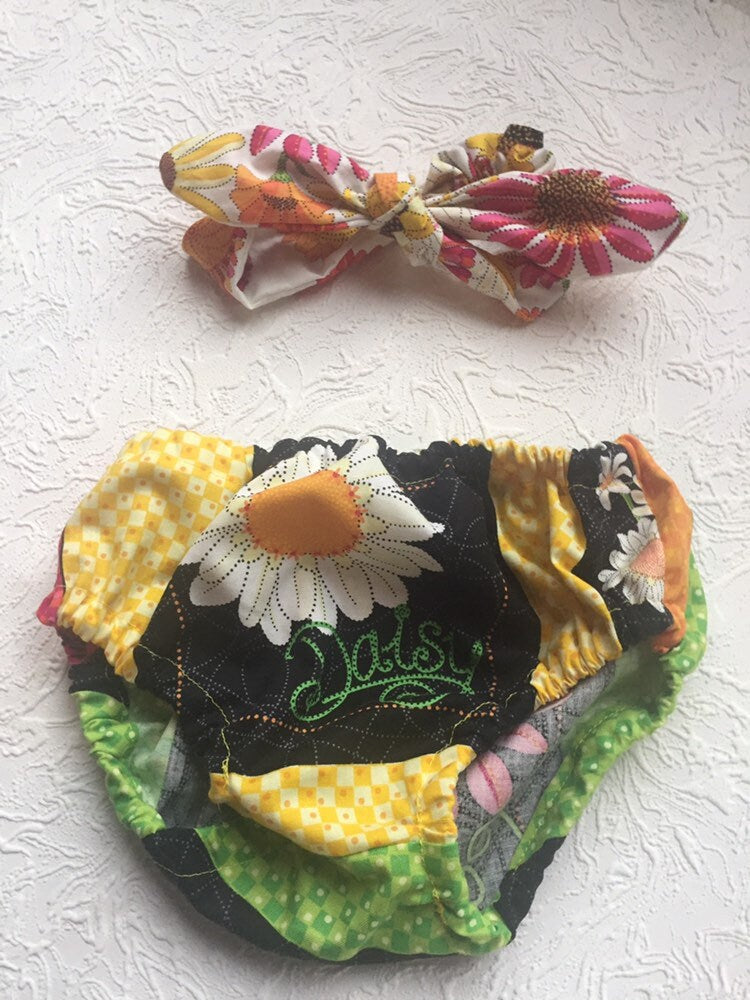 Flora Baby Bloomer Set,Baby Headband,Baby Girl Headband, Baby Bloomers,Baby Girl Clothing,Kids Clothing,Coming Home Newborn Bloomers, flower