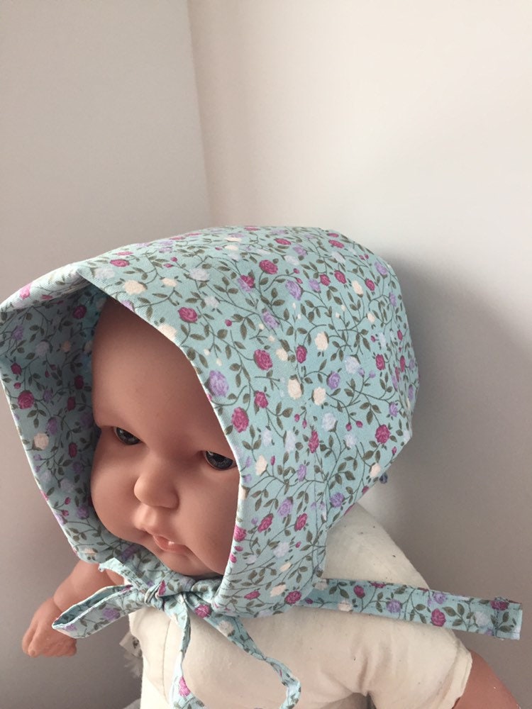BLUE BELL flower Baby Bonnet and Sun Hat