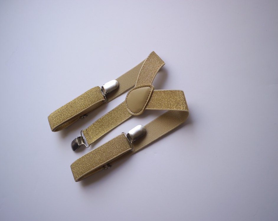 Soft Gold, soft gold suspenders, soft gold bowtie, light gold bowtie, light gold suspenders, gold glitter suspenders, champagne wedding