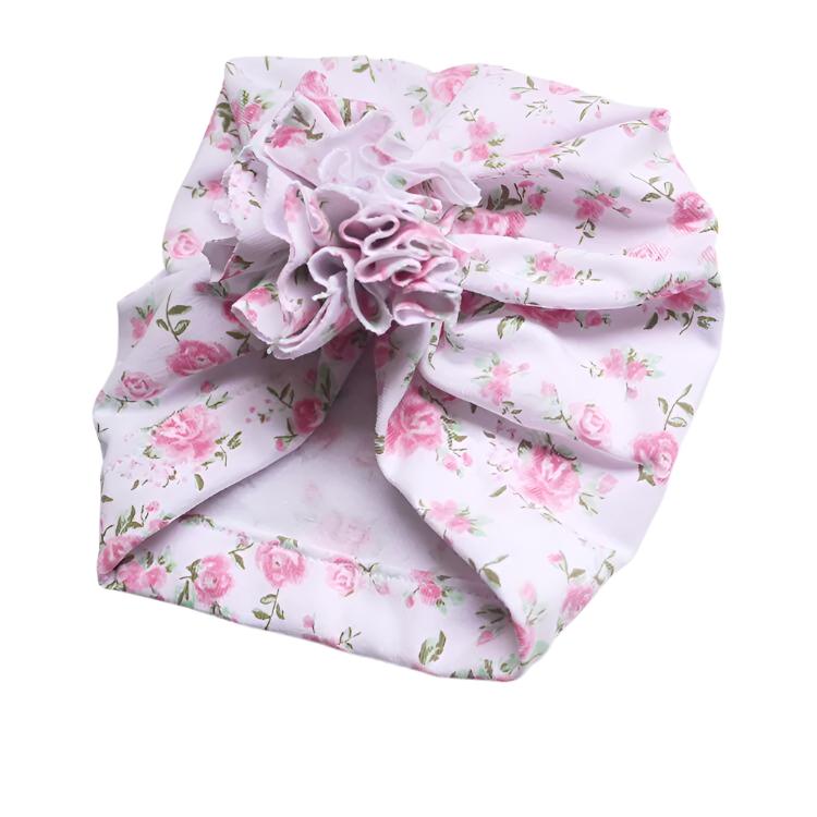 Pink Roses newborn hospital hat