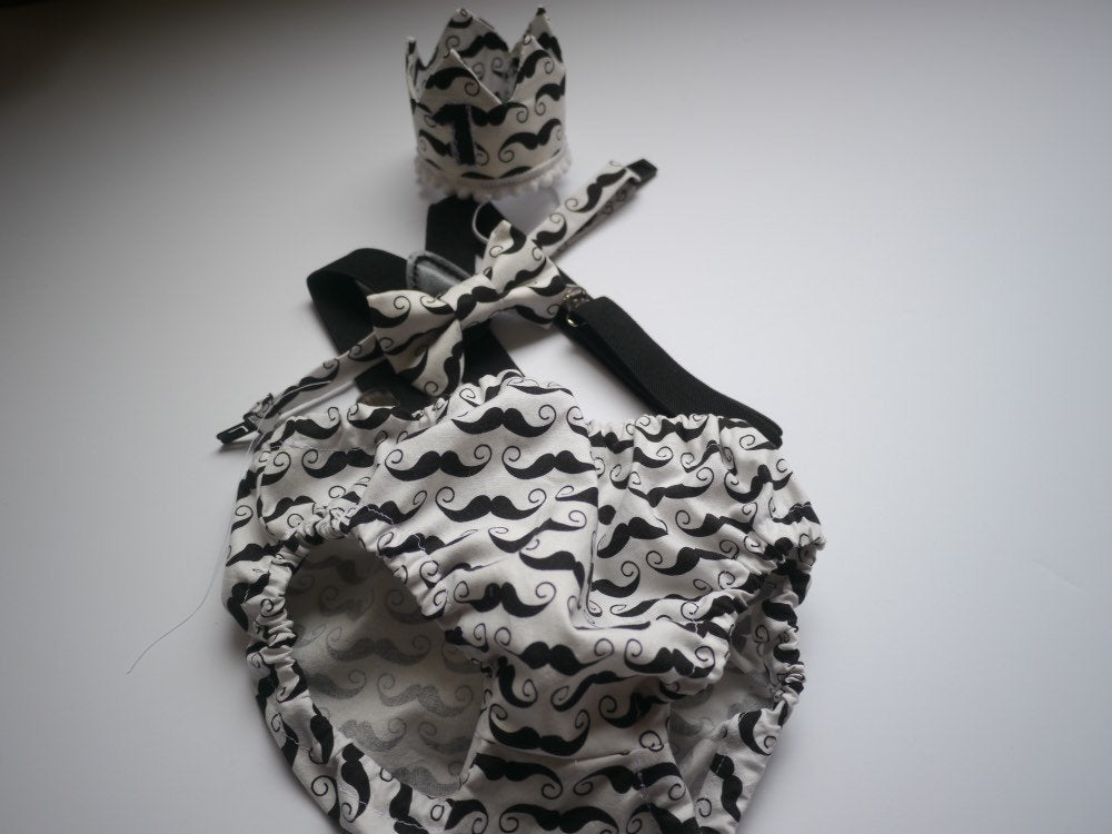 Mustache 1st birthday outfit, little man first birthday outfit, black and white birthday, mustache baby, boy cake smash outfit