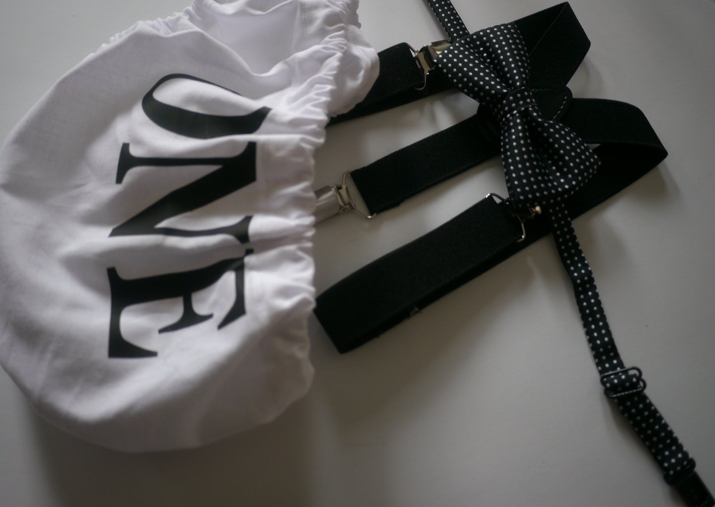 Cake Smash Boy Outfit,Black and White 1st Birthday Boy, Black Diaper Cover, Bowtie, Suspender, boy suspenders, First Birthday Boy, Boys 1st