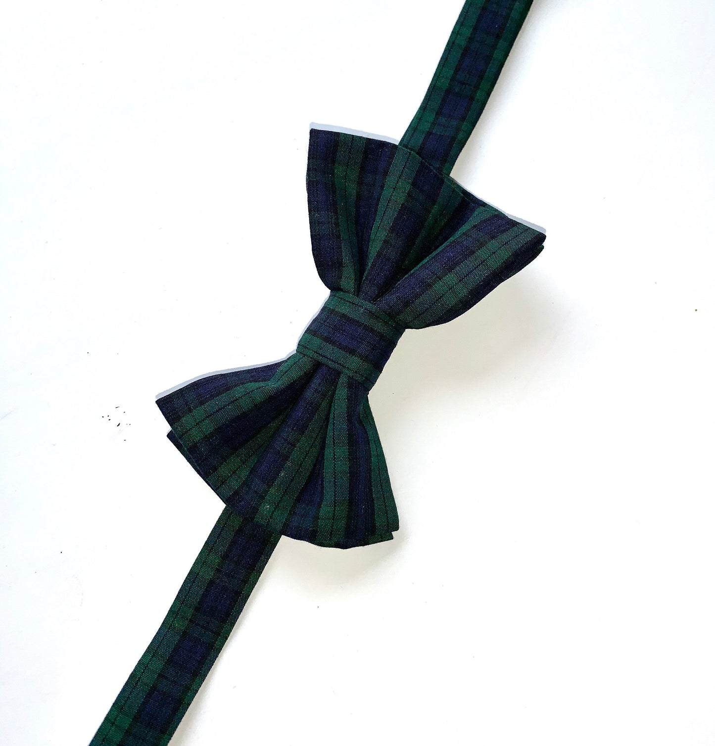 Green & Blue plaid bow - a christmas favorite