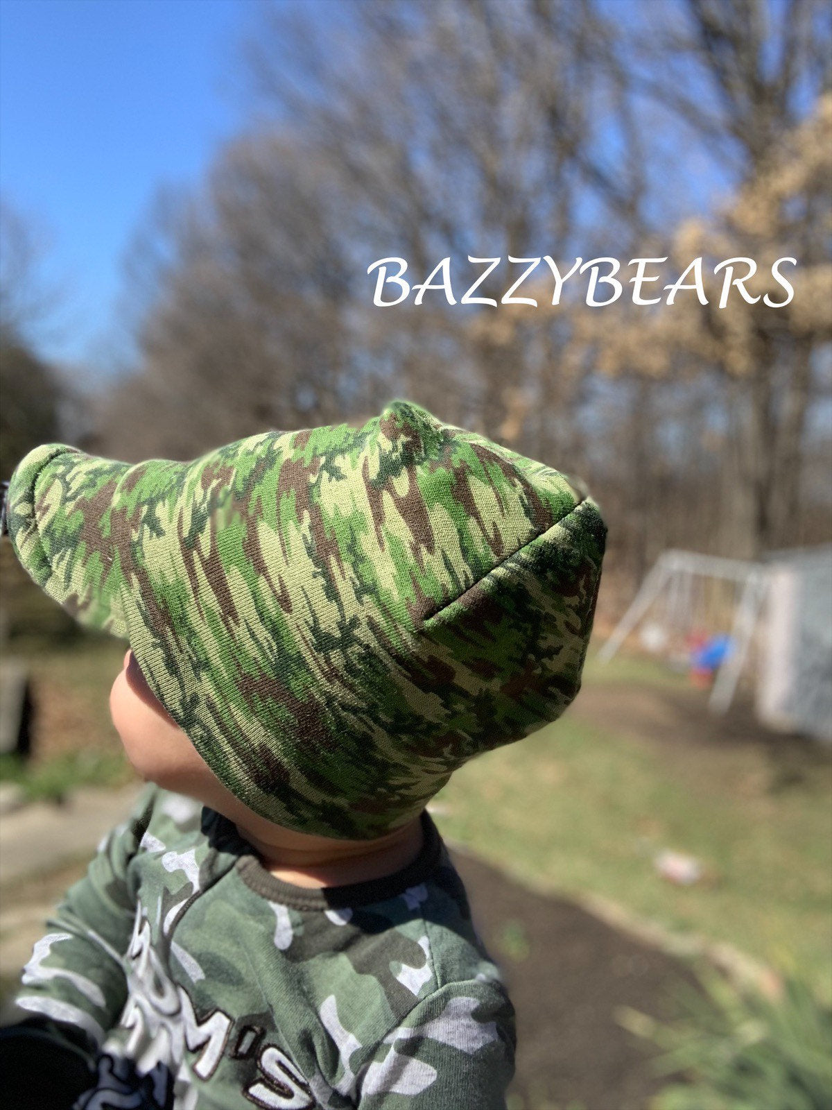 Camouflage beanie hat Cap for kids and Adults