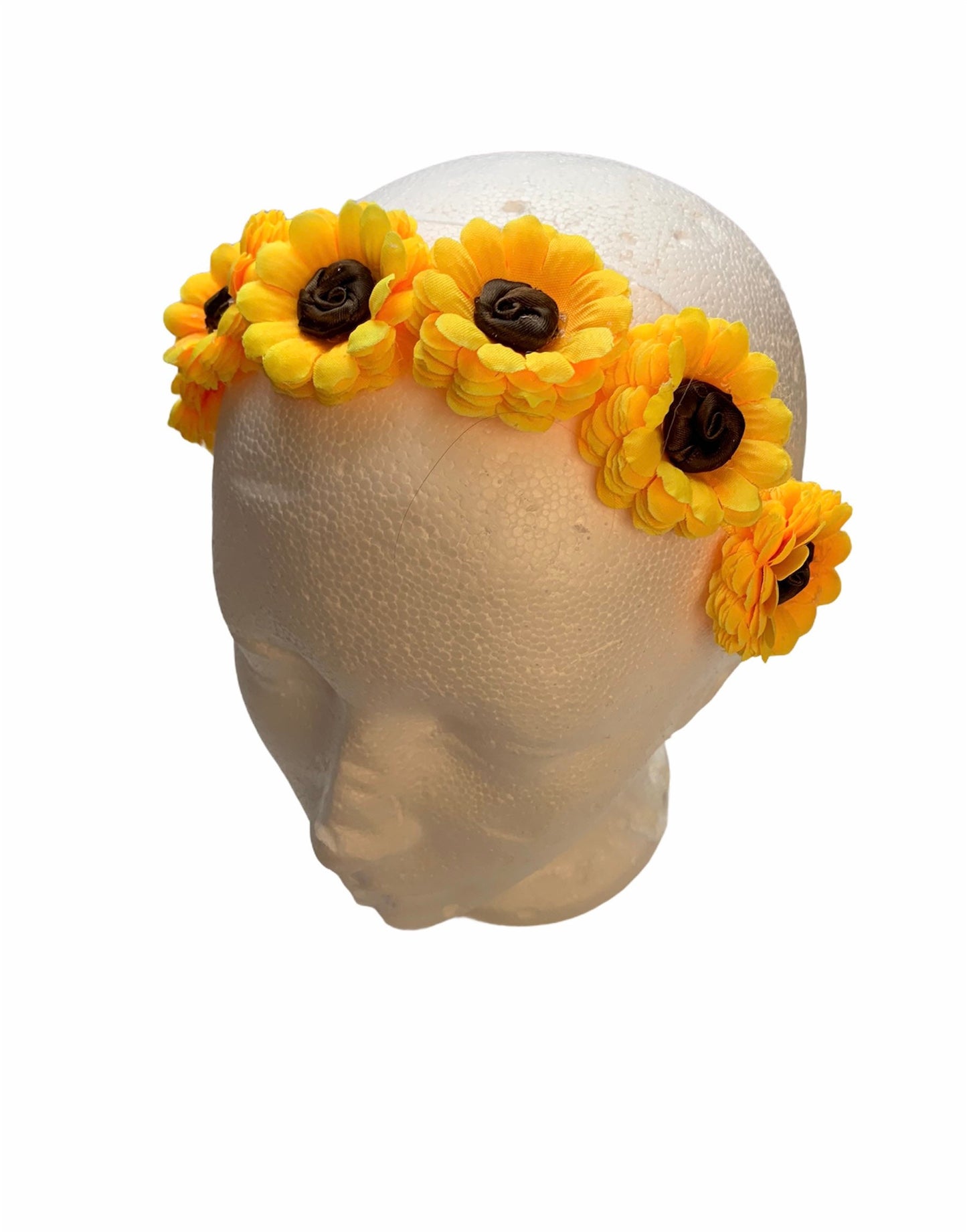 Sunflower wreath for girls and women