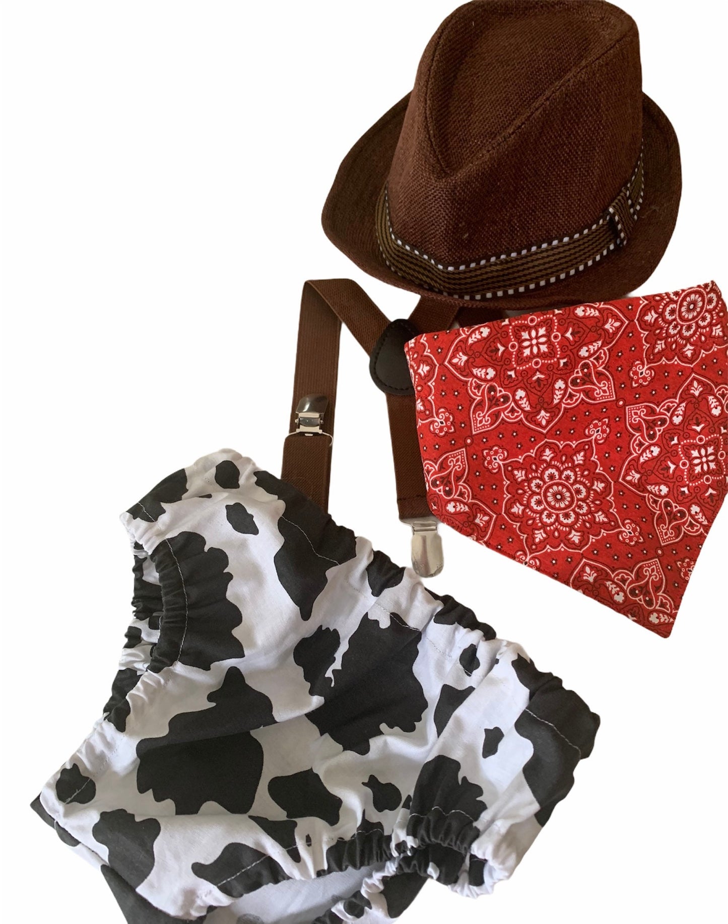 Cowboy Cake Smash Outfit for a Barnyard Birthday