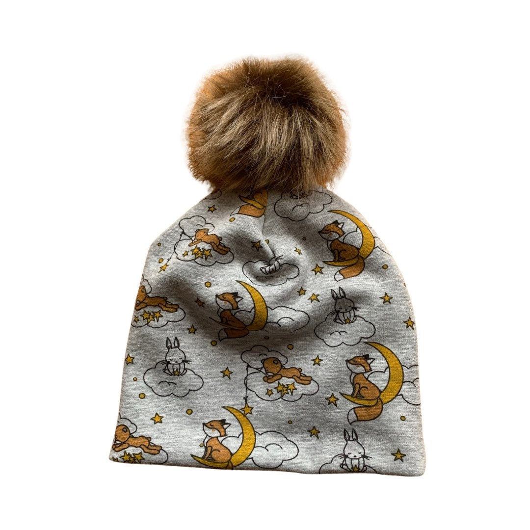 Cute Baby Beanie Hipster, Soft Cotton Toque, Newborn Fleece Classic Infant Toddler Baby Boy Girl, Winter Warm Hat Christmas Gift