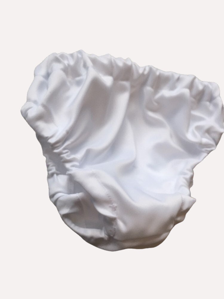 Infant Bloomers - White Bloomers - Diaper Cover - White Diaper Cover - Nappy Cover - Baby Shower - Baby Girl Gift - handmade - baptism