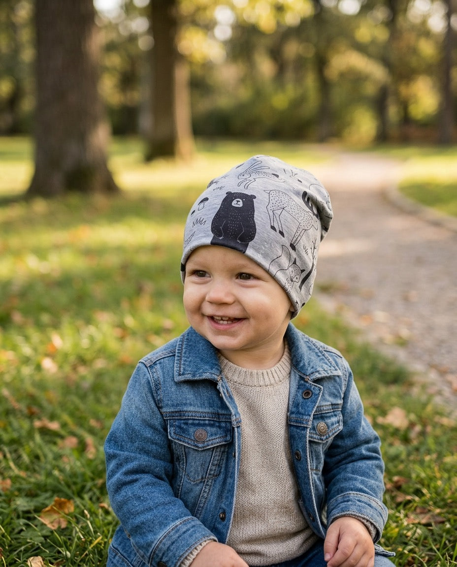 Slouchy Baby Beanie | Soft Everyday Knit Hat for Kids