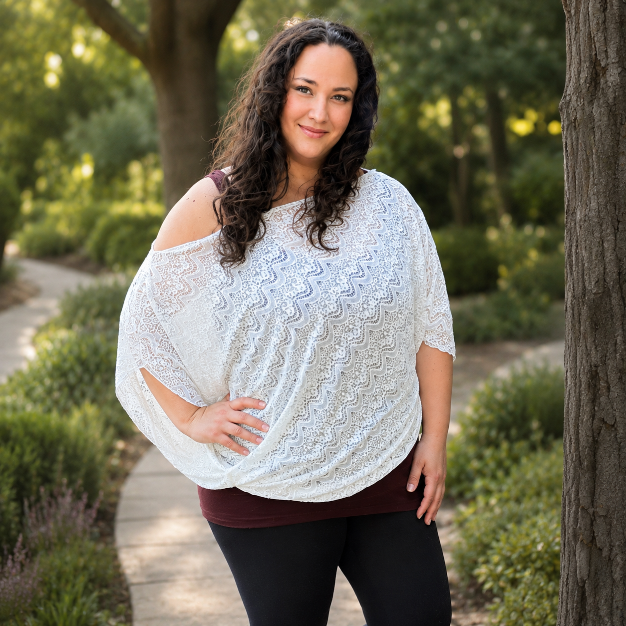 Confidence Booster Sheer Over Top – Flattering Lace Cover Up for Women