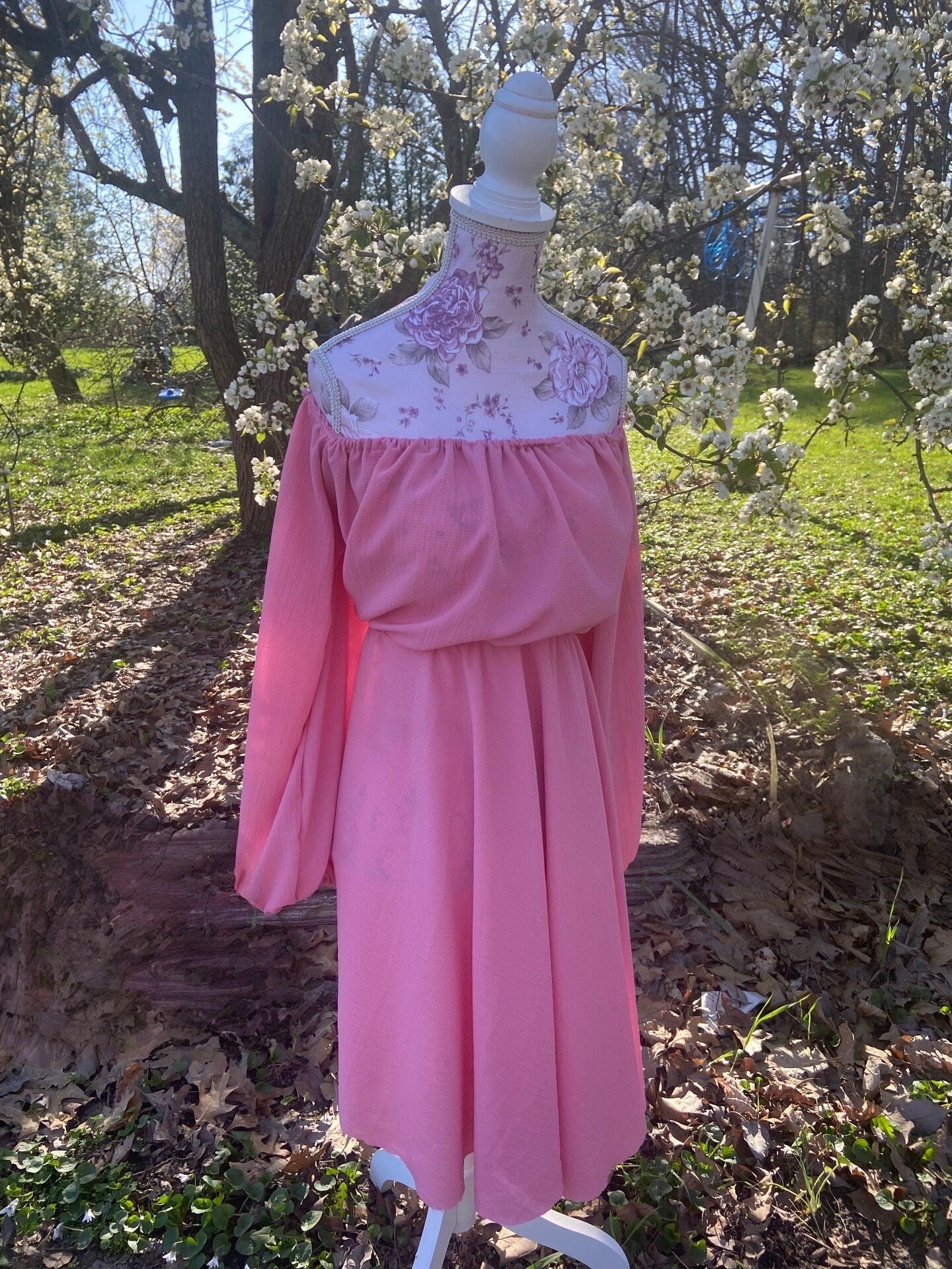 Maternity Dress and gown for Baby shower in + 5 color | off shoulder puff sleeve dress