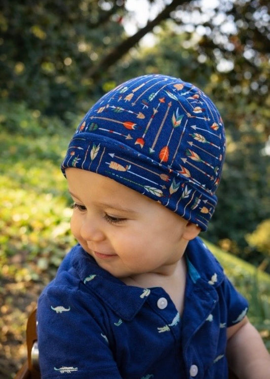 Navy Arrow Beanie – Baby & Newborn Hat