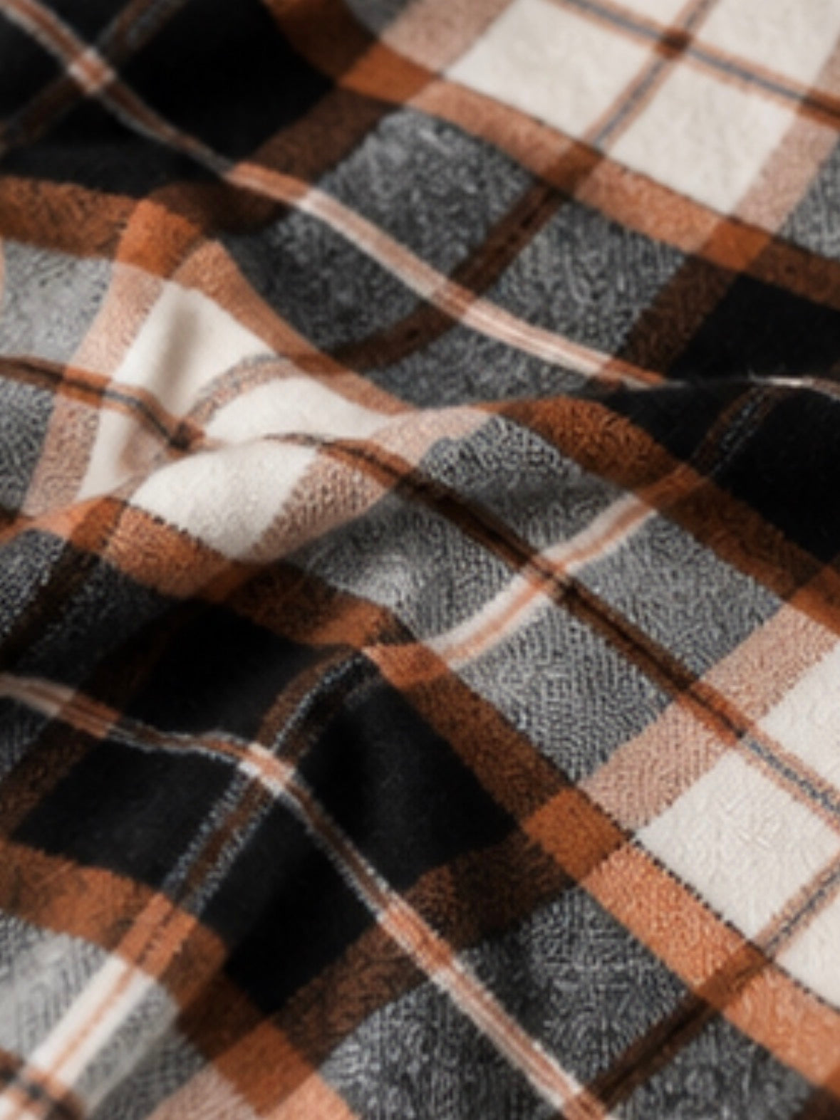 Women’s Plaid Off Shoulder Batwing Top | Oversized Fall Poncho Blouse