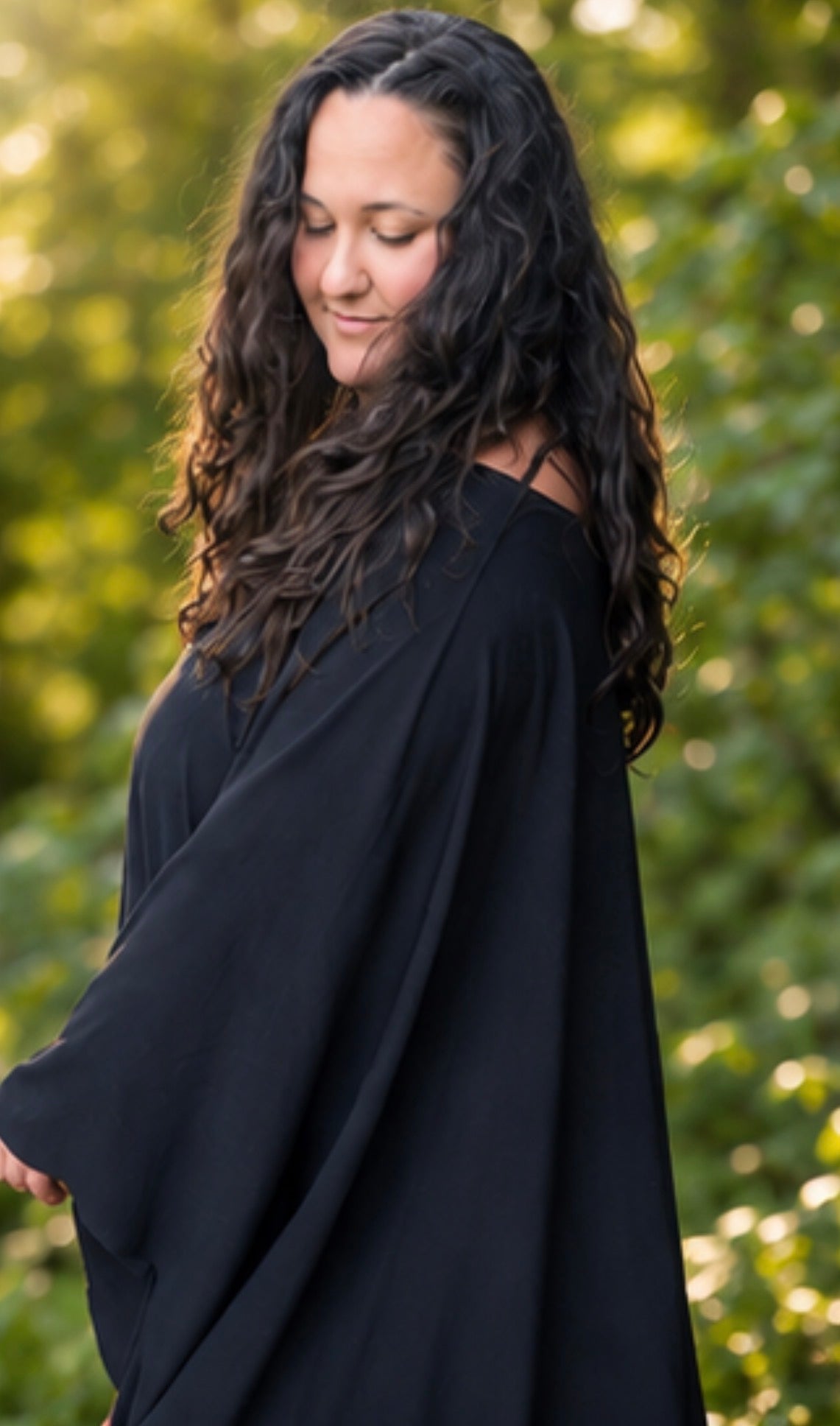Summer sheer poncho for women