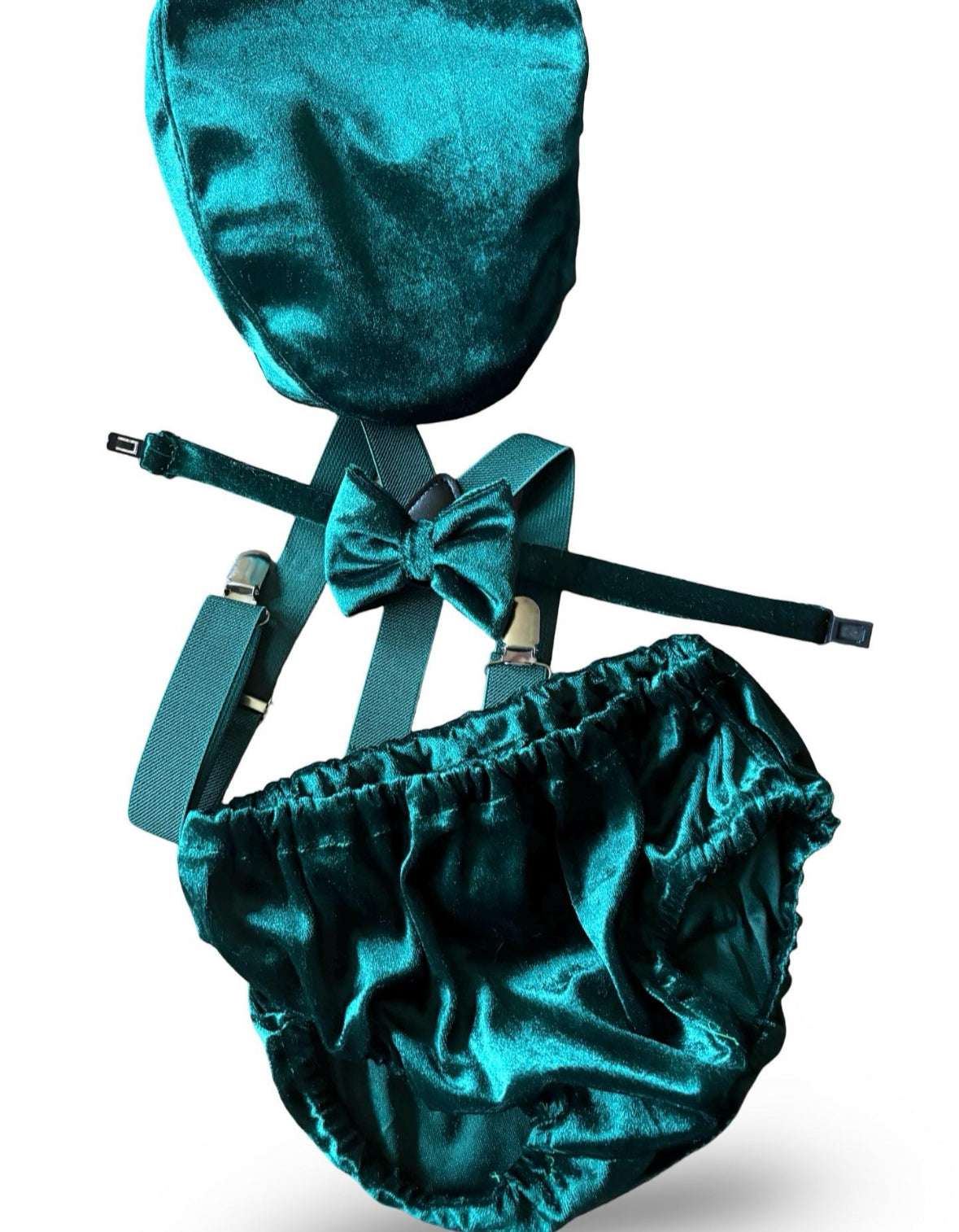 Velvet Christmas Cake Smash Outfit
