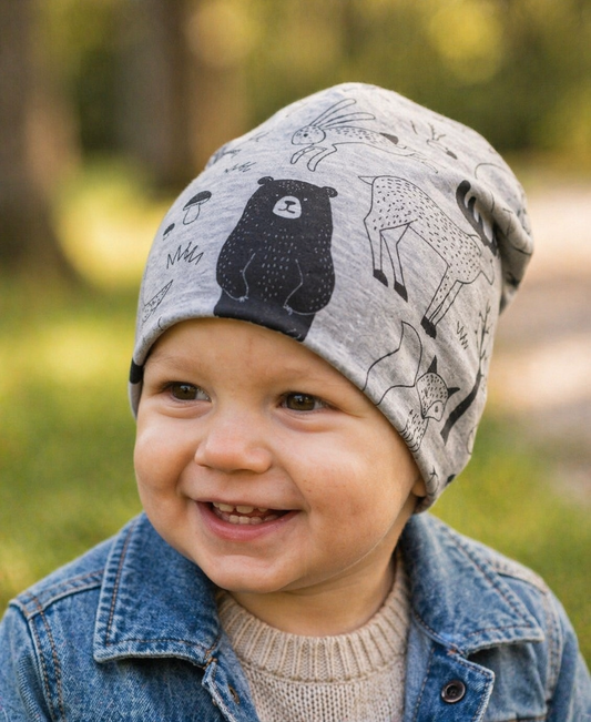 Slouchy Baby Beanie | Soft Everyday Knit Hat for Kids