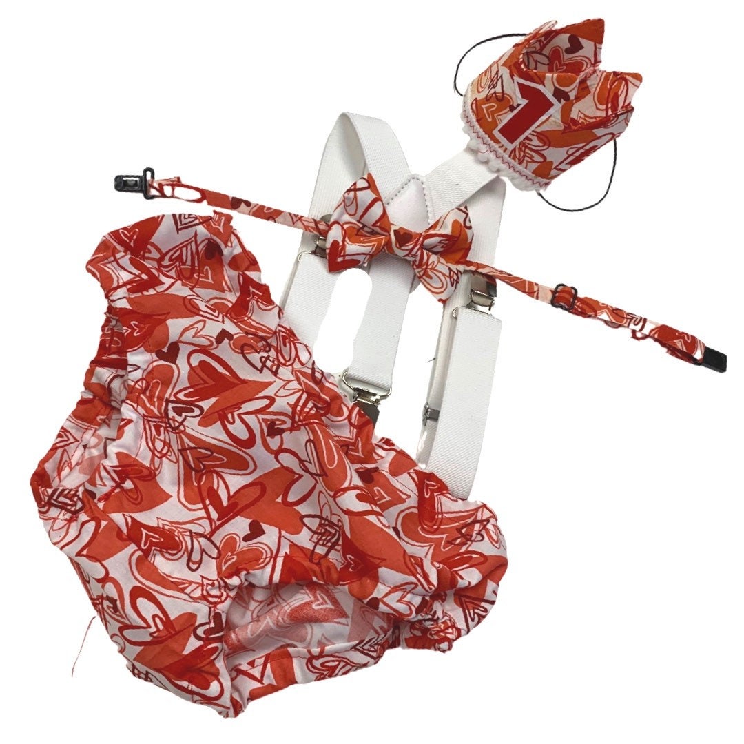 red cake smash outfit boy, Valentine cake smash, red bow tie, smash cake outfit boy, red diaper cover, red baby bow tie, red suspenders