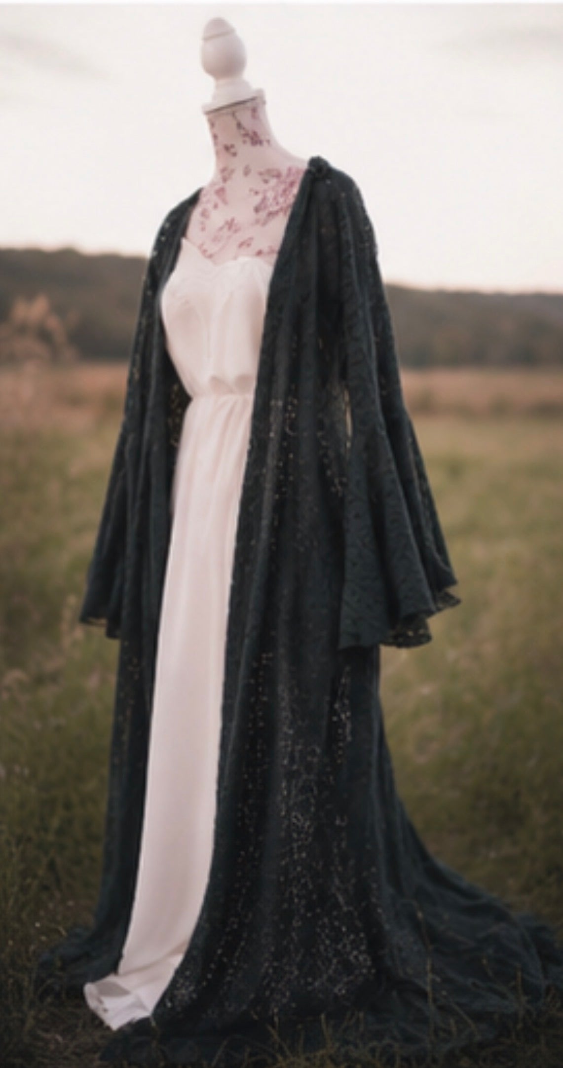 Long kimono robe, duster jacket, dressing gown, cover up, handmade beach rayon kimono, hen-party long sleeve open front robe, plus size