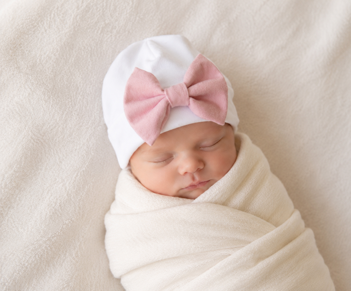 Baby girl, newborn hospital hat, newborn hat, newborn hats baby pink girls hospital beanie cap pink rose