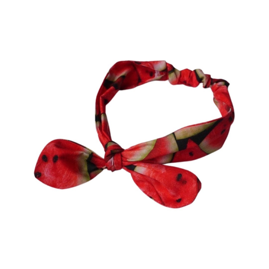 Watermelon headwrap, watermelon headband, watermelon baby headband, melon headband, baby headwraps