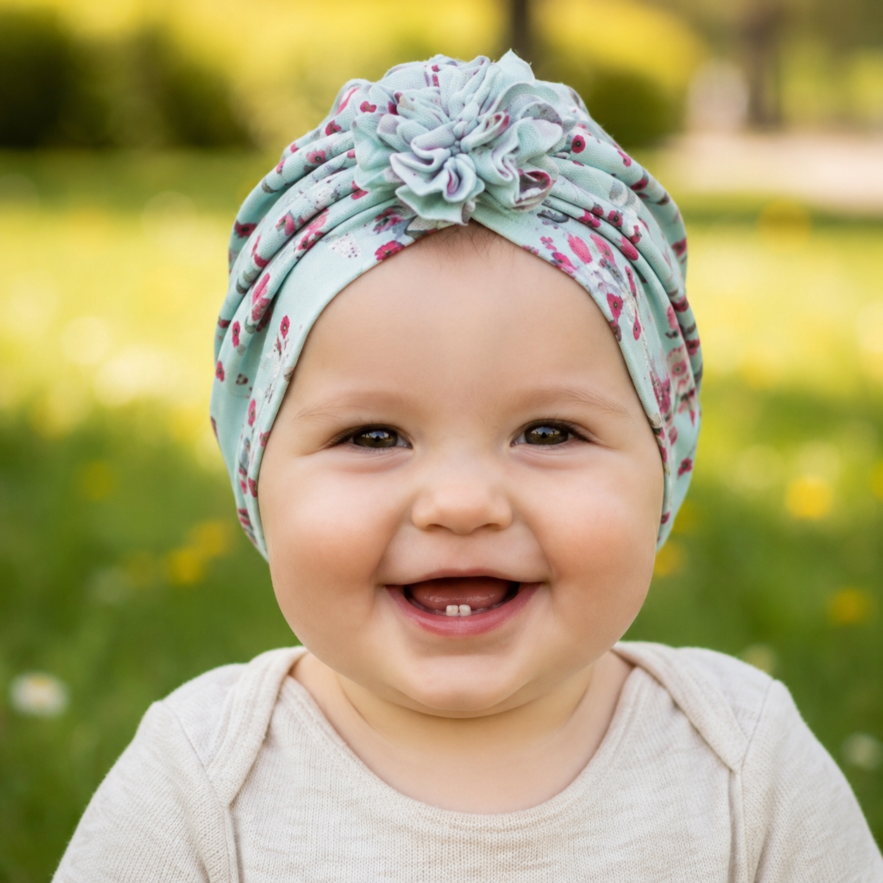 Baby girl, newborn hospital hat, newborn hat, newborn hats baby ruffle girls hospital beanie pink flower