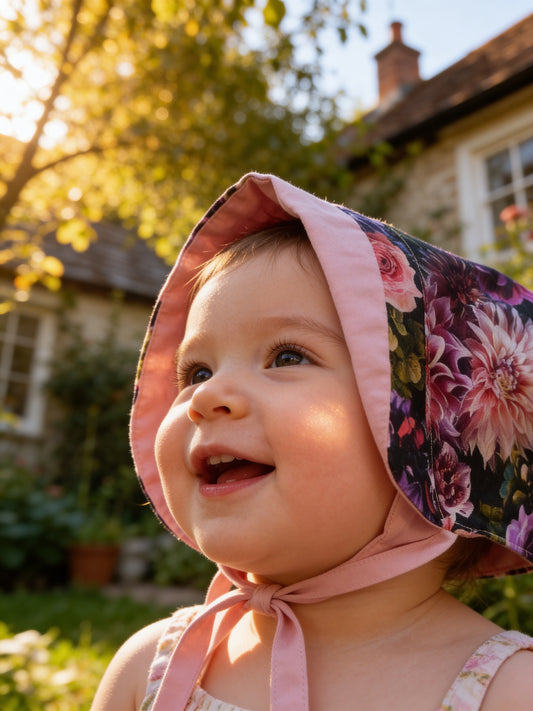SUCCULANT flower Baby Bonnet and Sunhat