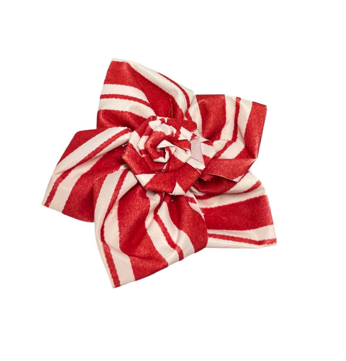 Red swirl Candy cane Christmas headband