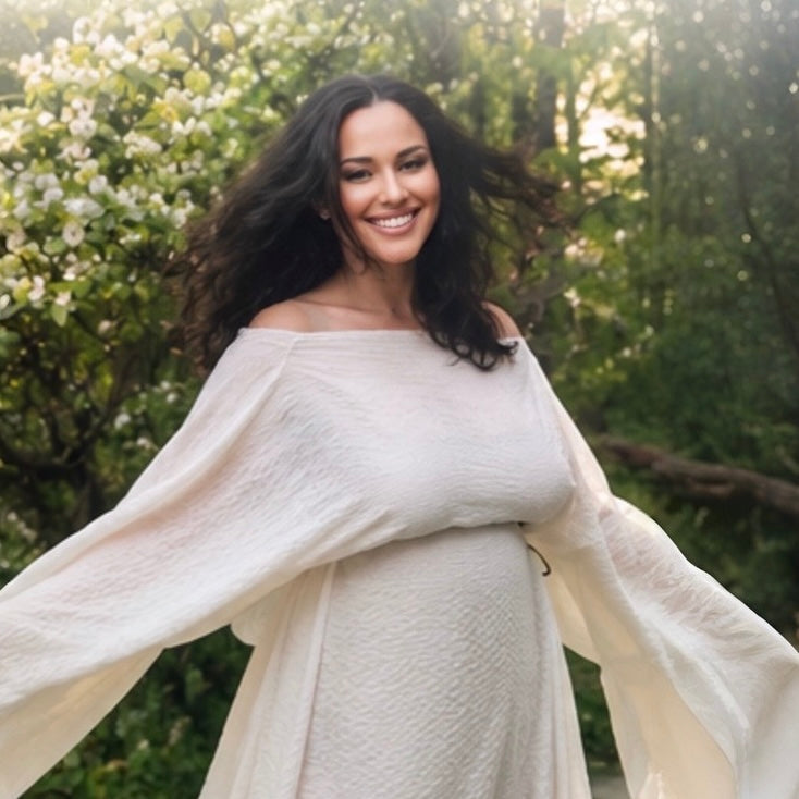 Ethereal goddess dress | bohemian butterfly sleeve maxi dress | bright oversize flowy goddess dress | long off shoulder dress | boho