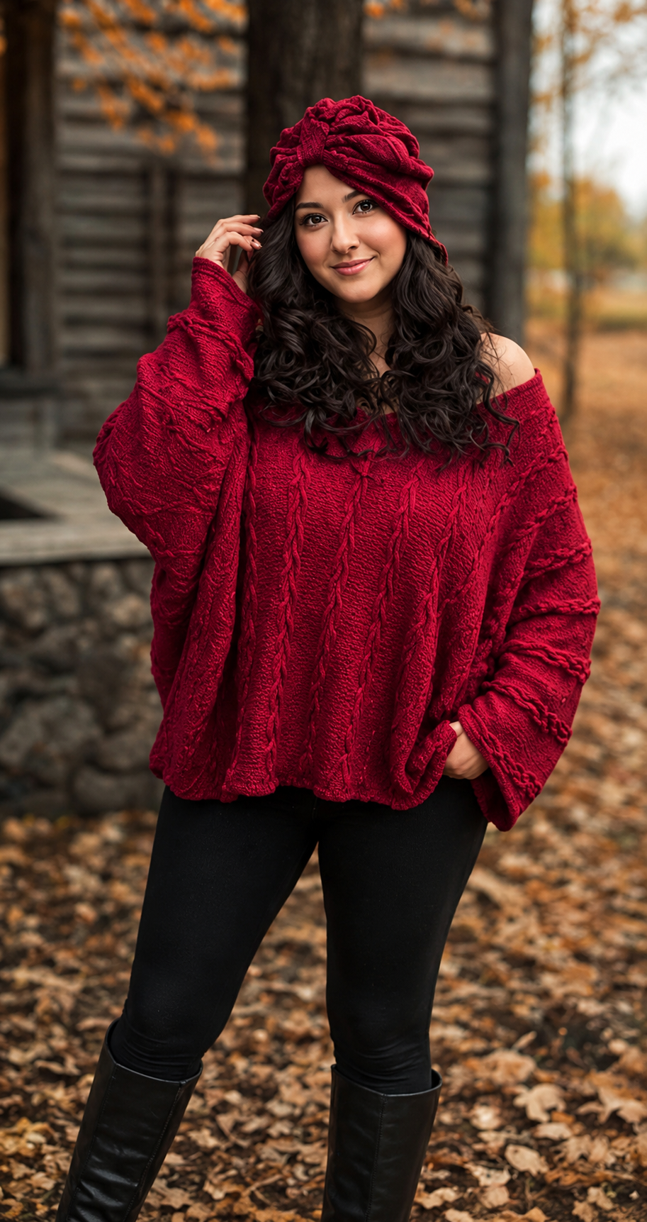 Heritage Lounging Sweater | Wide Sleeved Sweater | Batwing Sleeve | Cable knit sweater | Doleman Style | Bell Sleeves