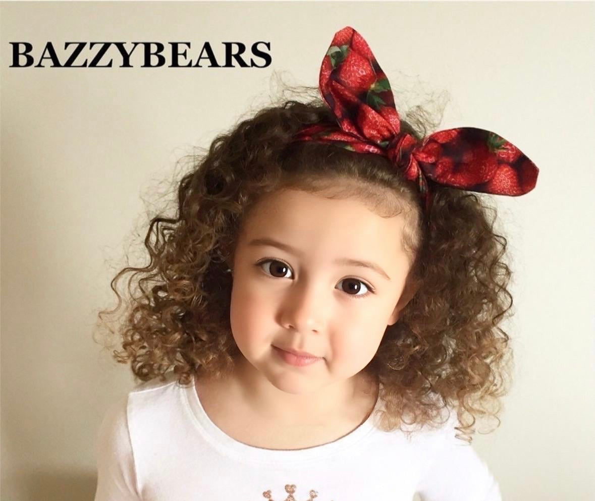 Knotted Headband | Handmade Mommy and Me Head Tie | Strawberries | Strawberry | Strawberry headwrap | Red | Baby Girl | Adult Women